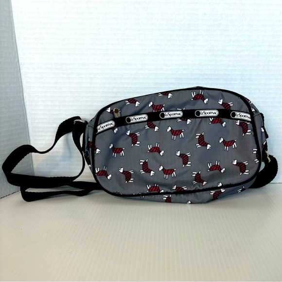 LeSportsac Parker Crossbody Bag, Terrier Toss Dogs - Picture 1 of 9